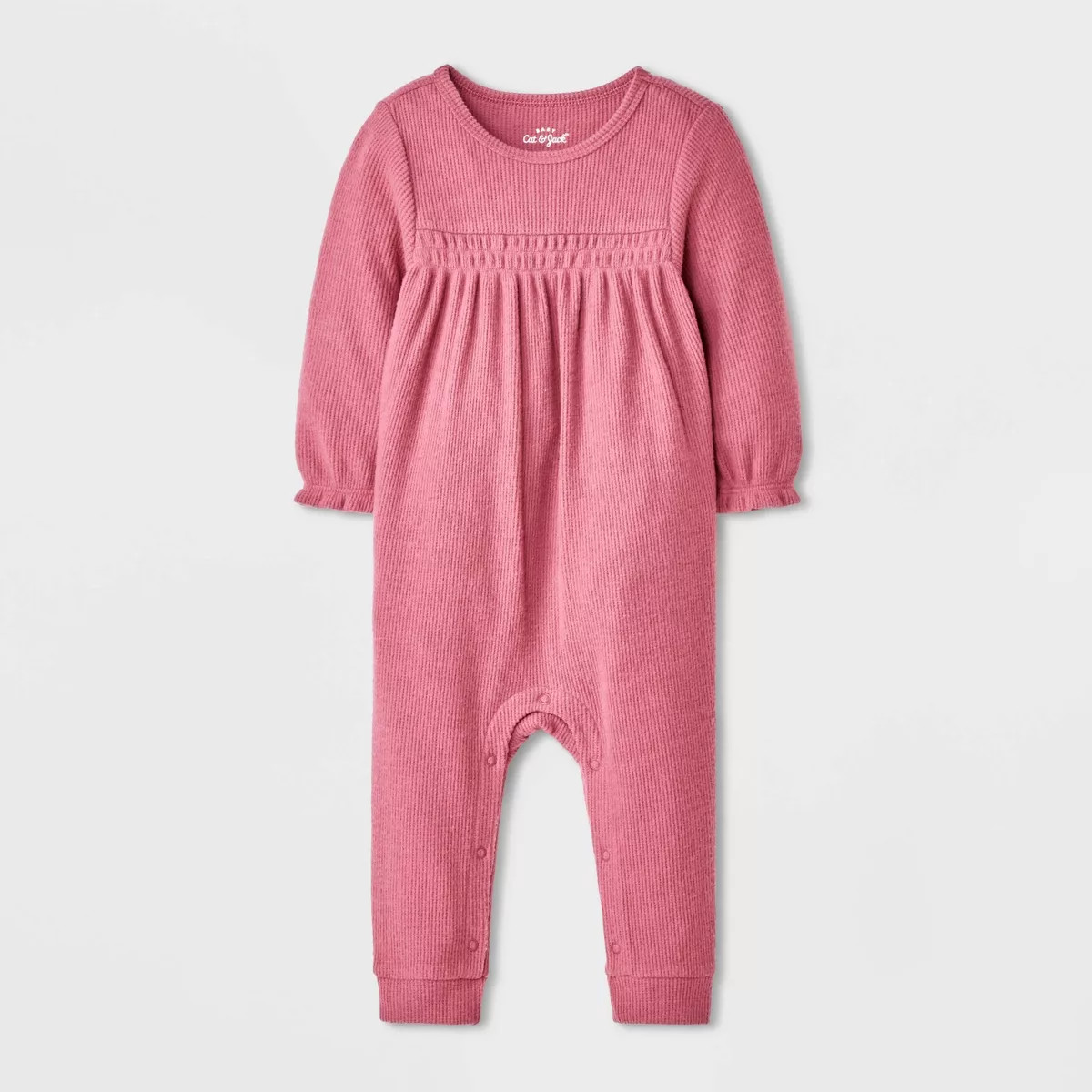 Baby Girls' Long Sleeve Waffle Romper - Cat & Jack™ | Target