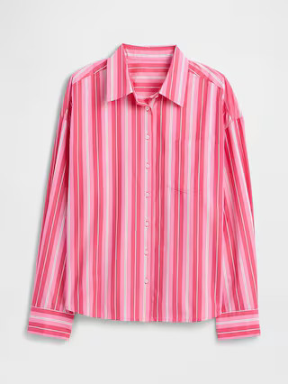 Oversized Shirt in Poplin | Gap Factory