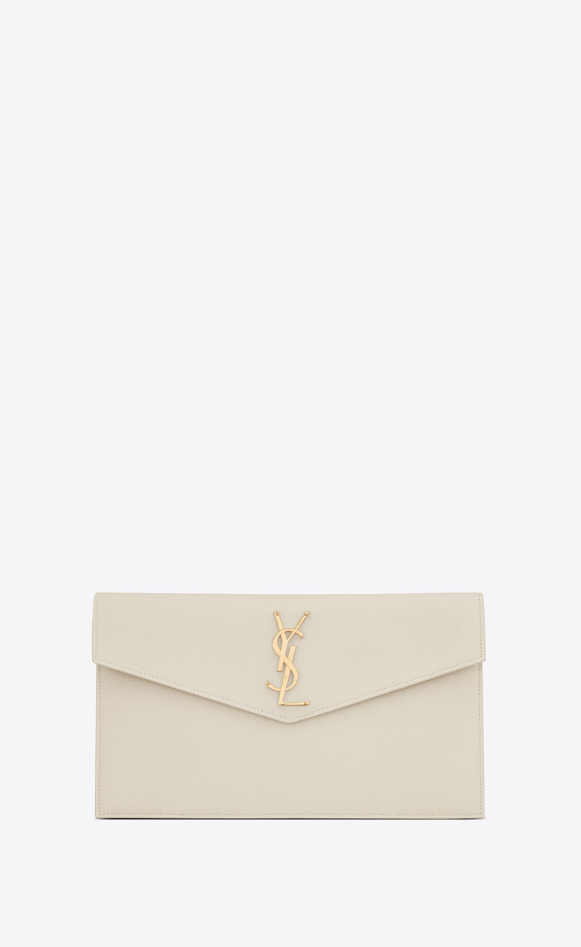 uptown pouch in grain de poudre embossed leather | Saint Laurent Inc. (Global)