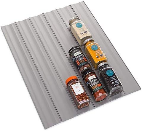 YouCopia SpiceLiner Spice Drawer Liner, 10ft Roll, Gray | Amazon (US)