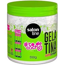 Salon Line, Gelatina Capilar, ToDeCacho, Super Definição, Vegana - Cabelos Ondulados, Cacheados... | Amazon (BR)