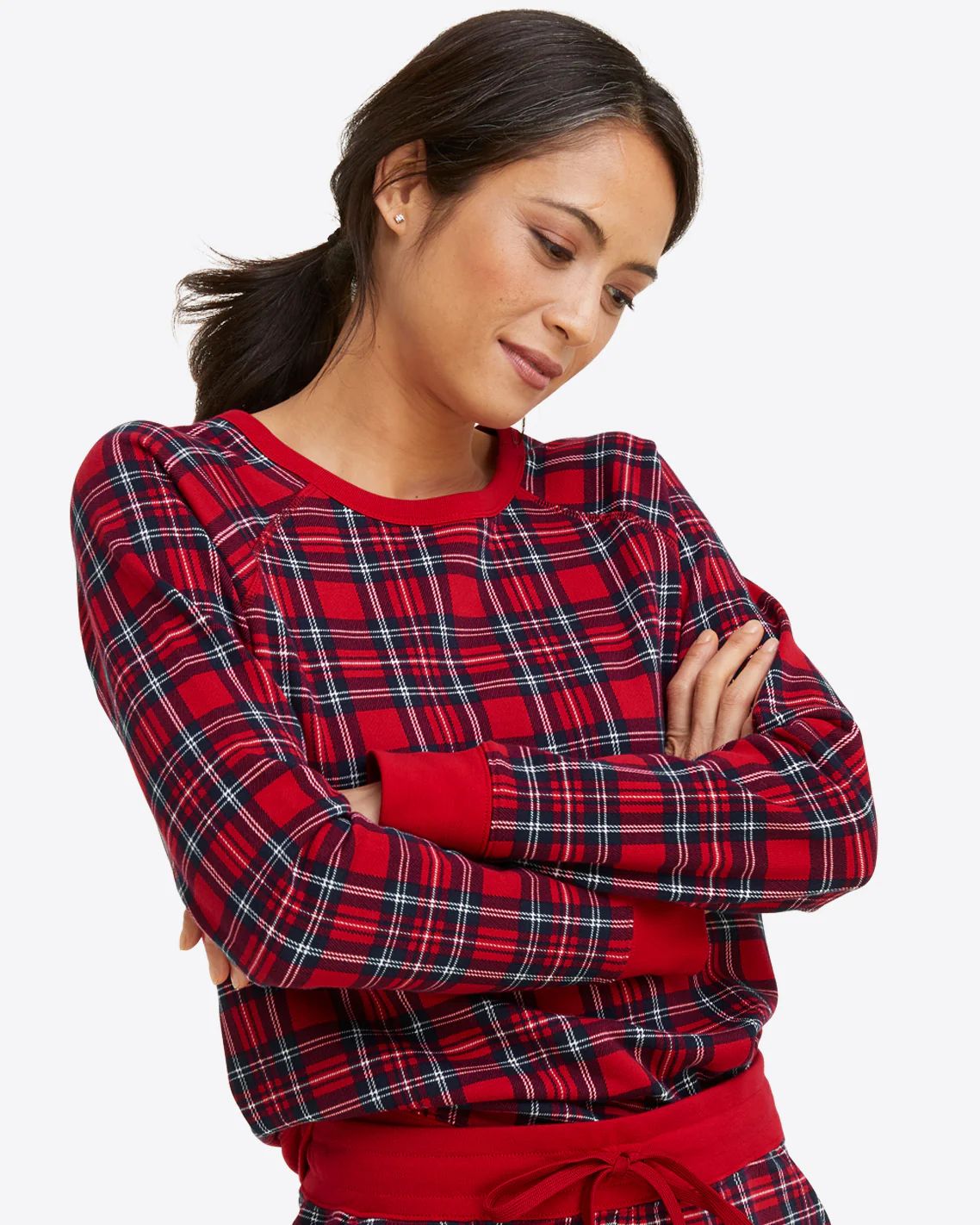 Natalie Sweatshirt in Angie Plaid | Draper James (US)