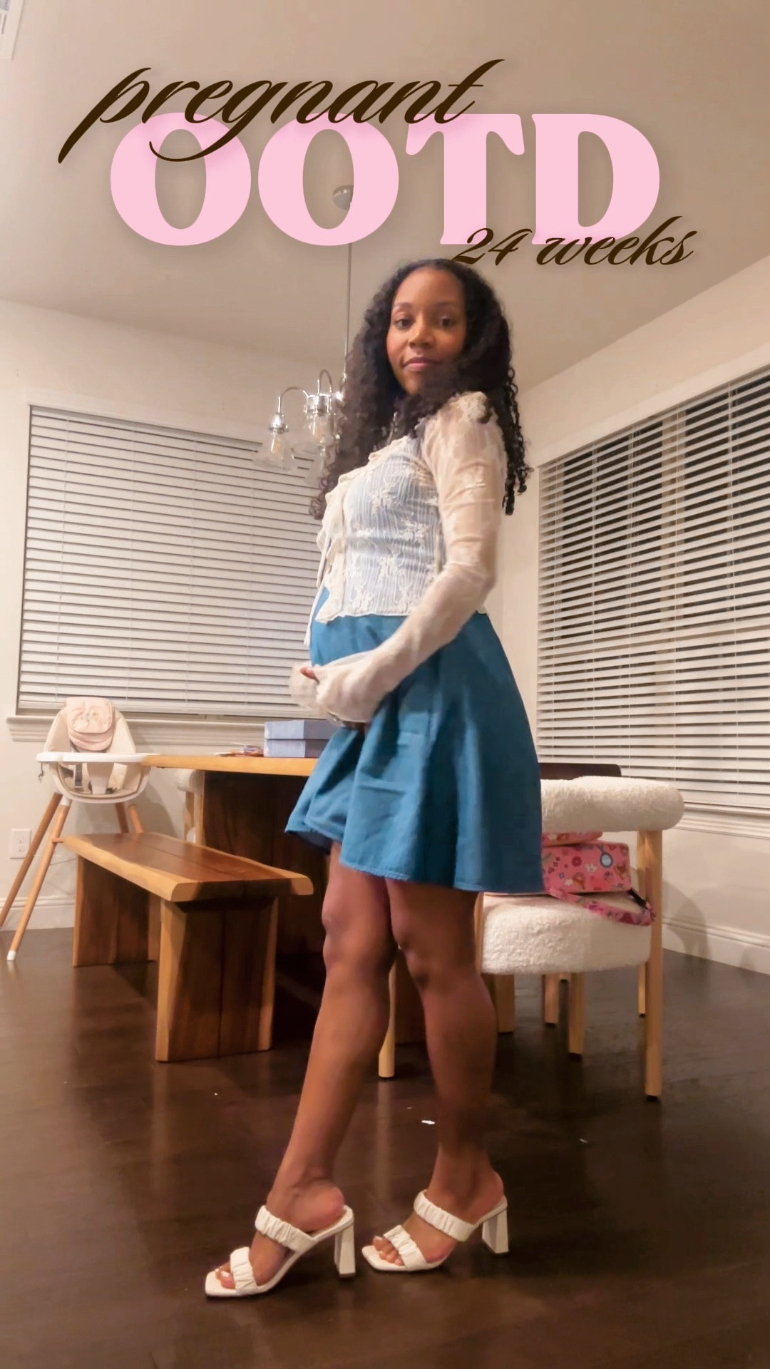 The cutest bump friendly denim mini dress from Old Navy 🤩 this also comes in a maternity version but I have the regular one in a size small! Also how cute is my toddler’s matching lace and denim OOTD!? Side note I have SO much filmed from the past couple of weeks so let’s pretend 24 weeks wasn’t 3 weeks ago 😅😂💕 #OldNavyCreator

#LTKootd #LTKBump #LTKmomlife