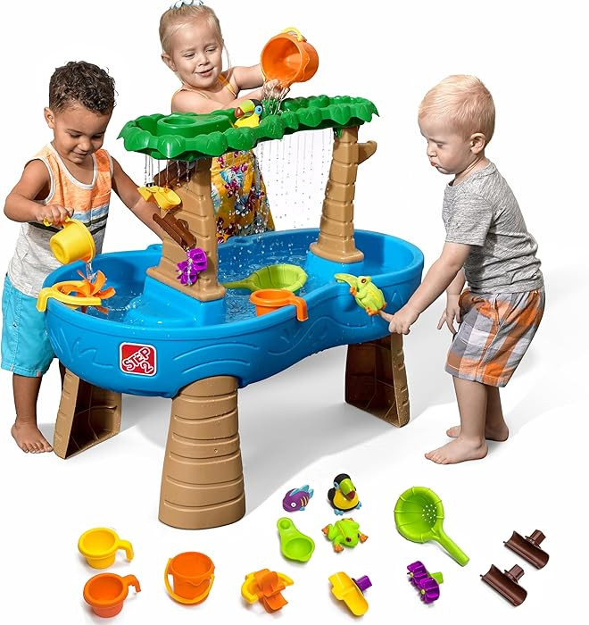 Step2 Tropical Rainforest Water Table, Kids Water and Sand Activity Sensory Playset
        Summe... | Amazon (US)