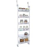 Aconfei Over The Door Pantry Organizer, 8-Tier Pantry Door Organizer Rack, Wall Mounted Heavy-Dut... | Amazon (US)