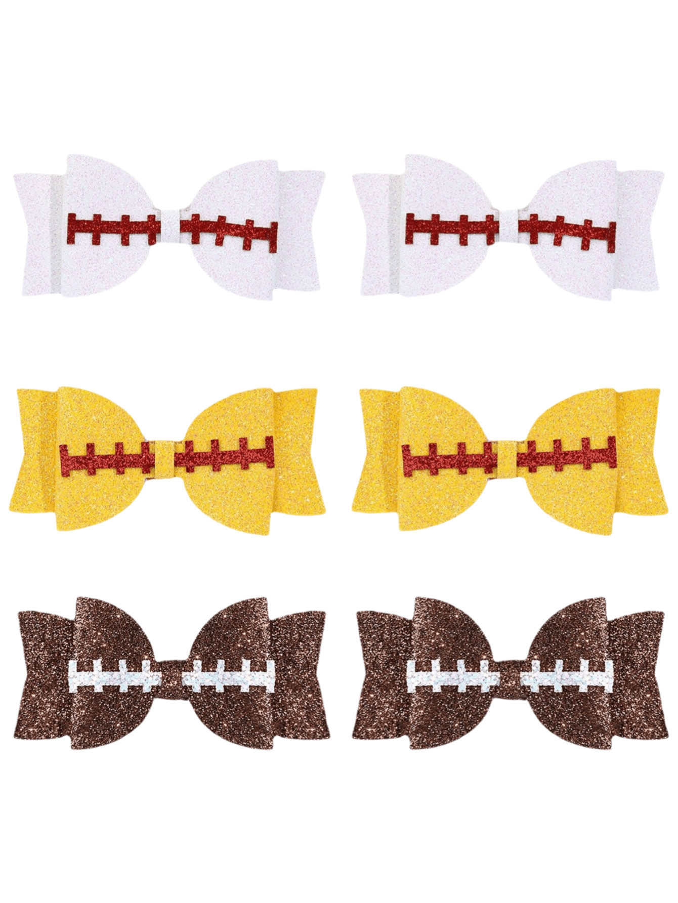 New2pcs/Set Sports Theme Hair Clips, European & American Style, Football Pattern Hair Accessories... | SHEIN