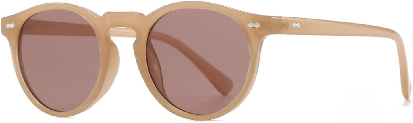 J&L Glasses Classic Polarized Round Sunglasses for Men Women Circle Style Unisex Sun Glasses UV400 | Amazon (US)