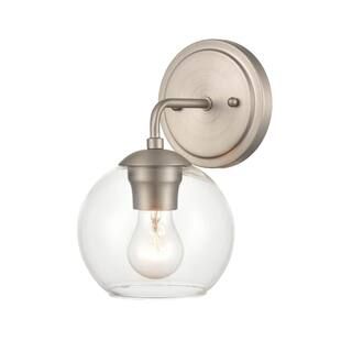 Millennium Lighting 6 in. 1-Light Satin Nickel Wall Sconce 9751-SN | The Home Depot