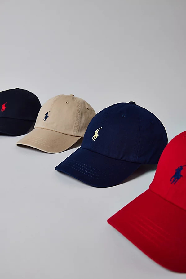 Polo Ralph Lauren Sport Chino Baseball Hat in Relay Blue, Men's at Urban Outfitters | Urban Outfitters (US and RoW)