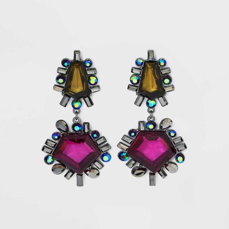 Drop Stone Statement Earrings - A New Day™ | Target