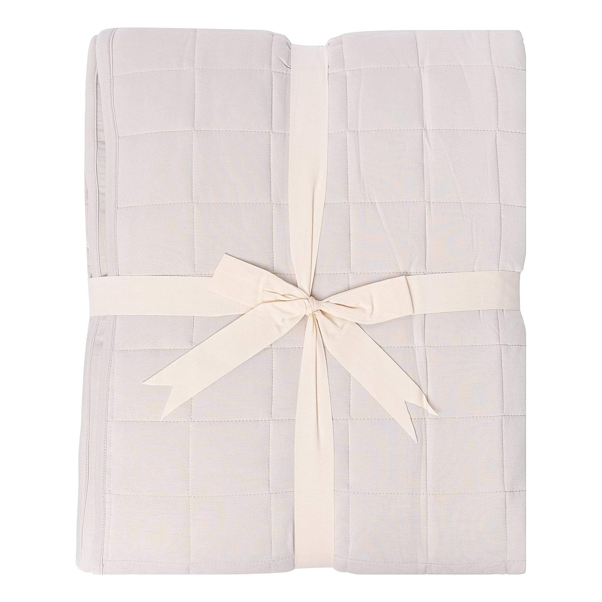 Adult Quilted Blanket in Oat 2.5 | Kyte BABY