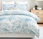 Layla Palm Percale Duvet Cover | Pottery Barn (US)
