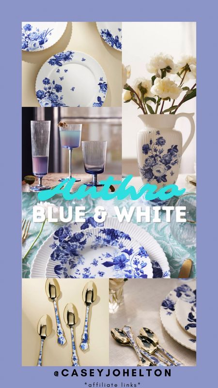 Swooning over these blue & white dishes 😍

#anthrohome #blue&white 

#LTKFind