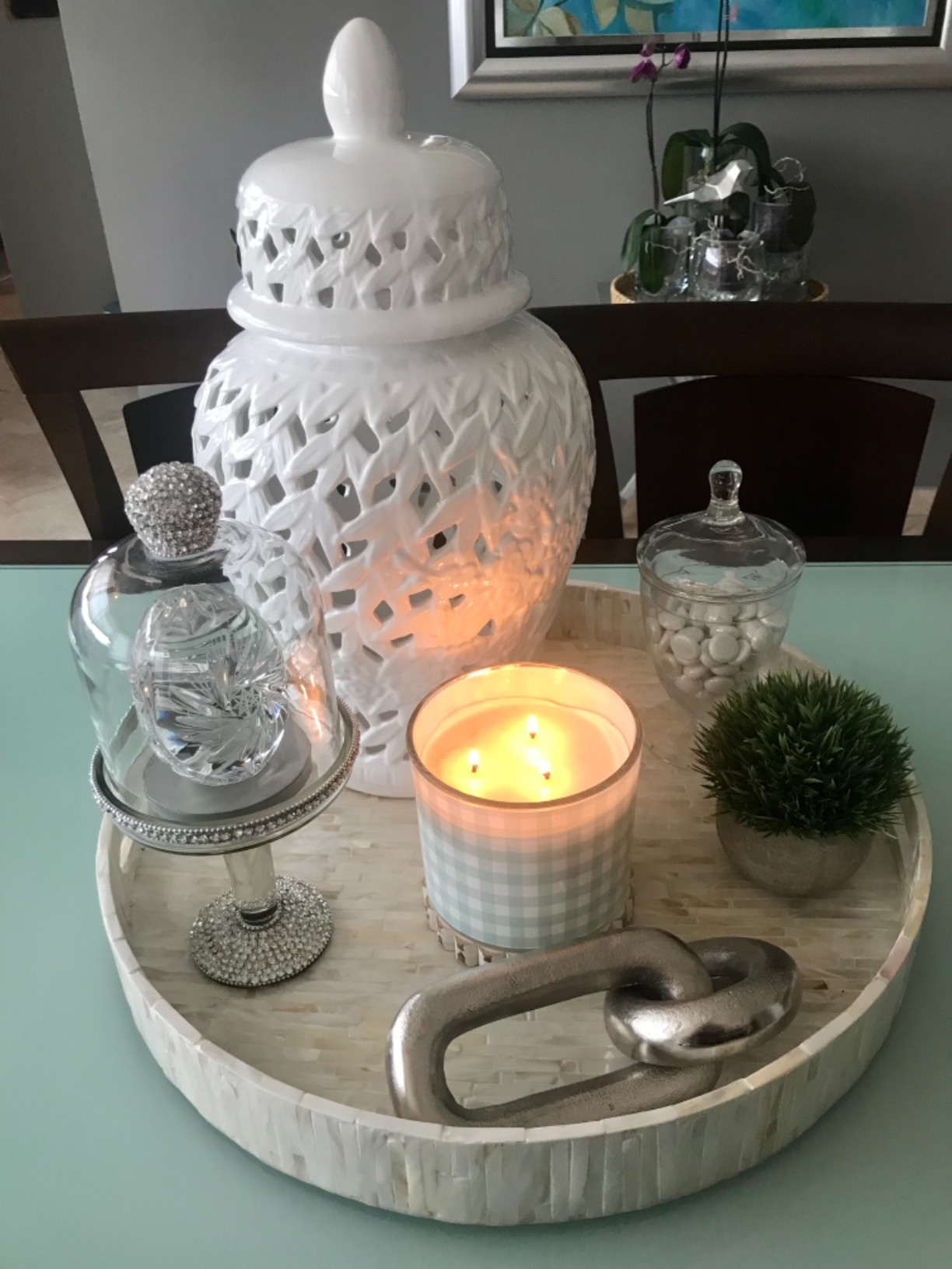 Decorative Ceramic Temple Jar for Living Room Decor - Stylish Home Decor for Bedroom, Office, and... | Amazon (US)