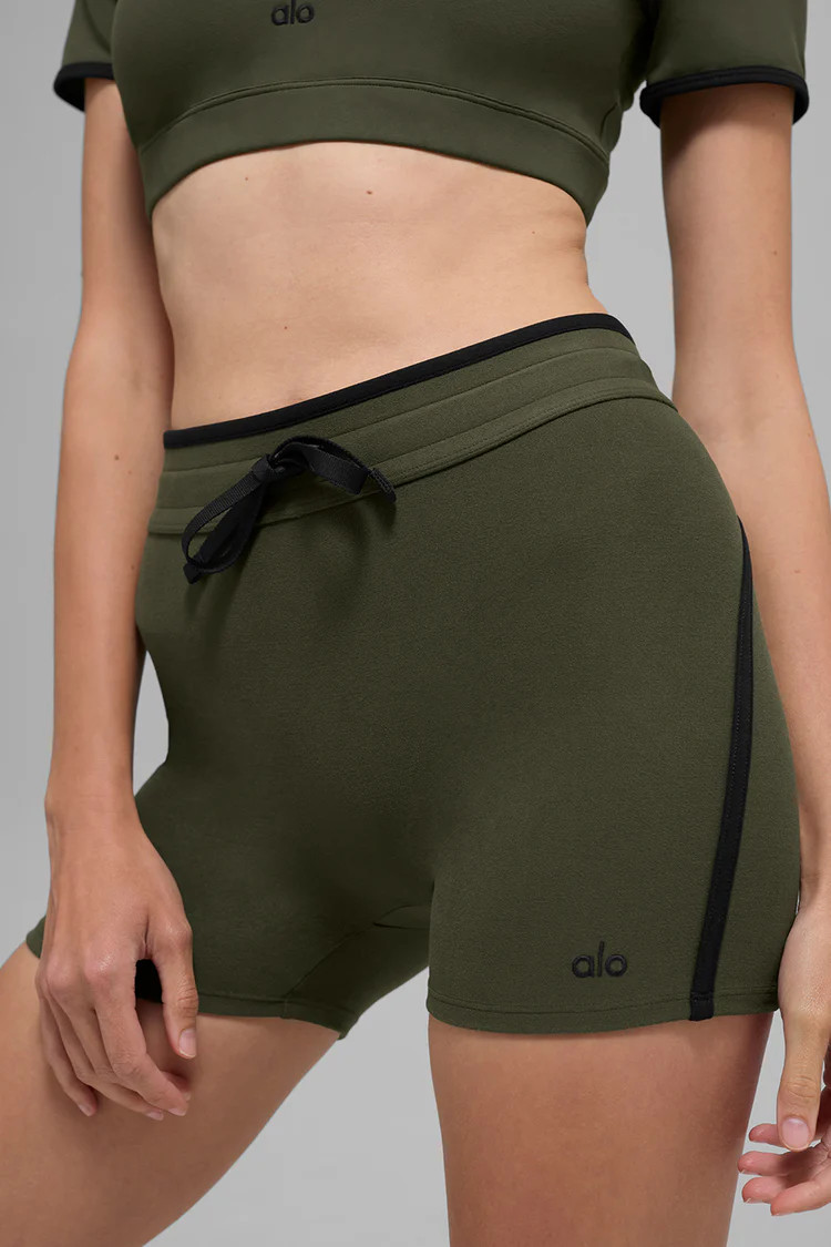 4" Airbrush High-Waist Race Pace Short | Alo Yoga (US)
