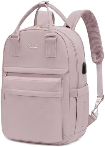LOVEVOOK Laptop Backpack for Women 15.6 Inch Laptop Bag with USB Port, Fashion Waterproof Backpac... | Amazon (US)