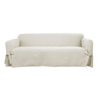 Sailcloth Cotton Duck Sofa Slipcover - Sure Fit | Target