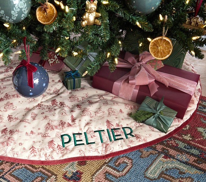 Chris Loves Julia Tree Skirt | Pottery Barn Kids