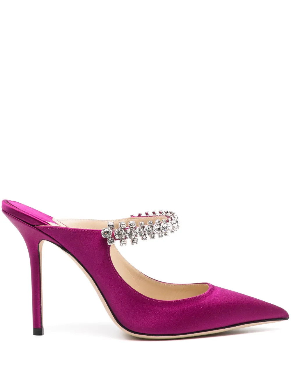 Jimmy Choo Bing 100mm crystal-embellished Mules - Farfetch | Farfetch Global