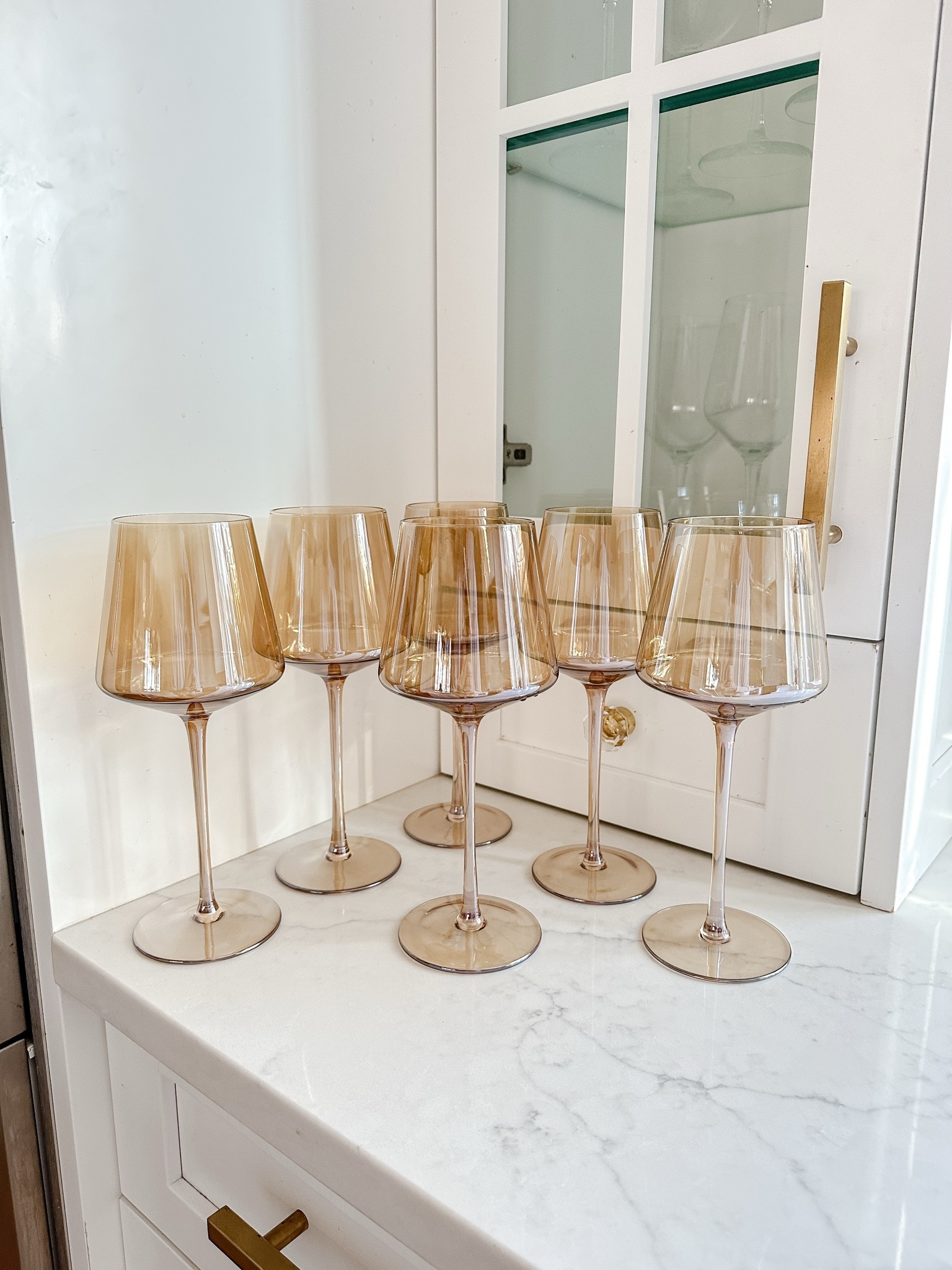 These beautiful, amber wine glasses are an Amazon home favorite. 🤎

#LTKfoodie #LTKHome #LTKSaleAlert