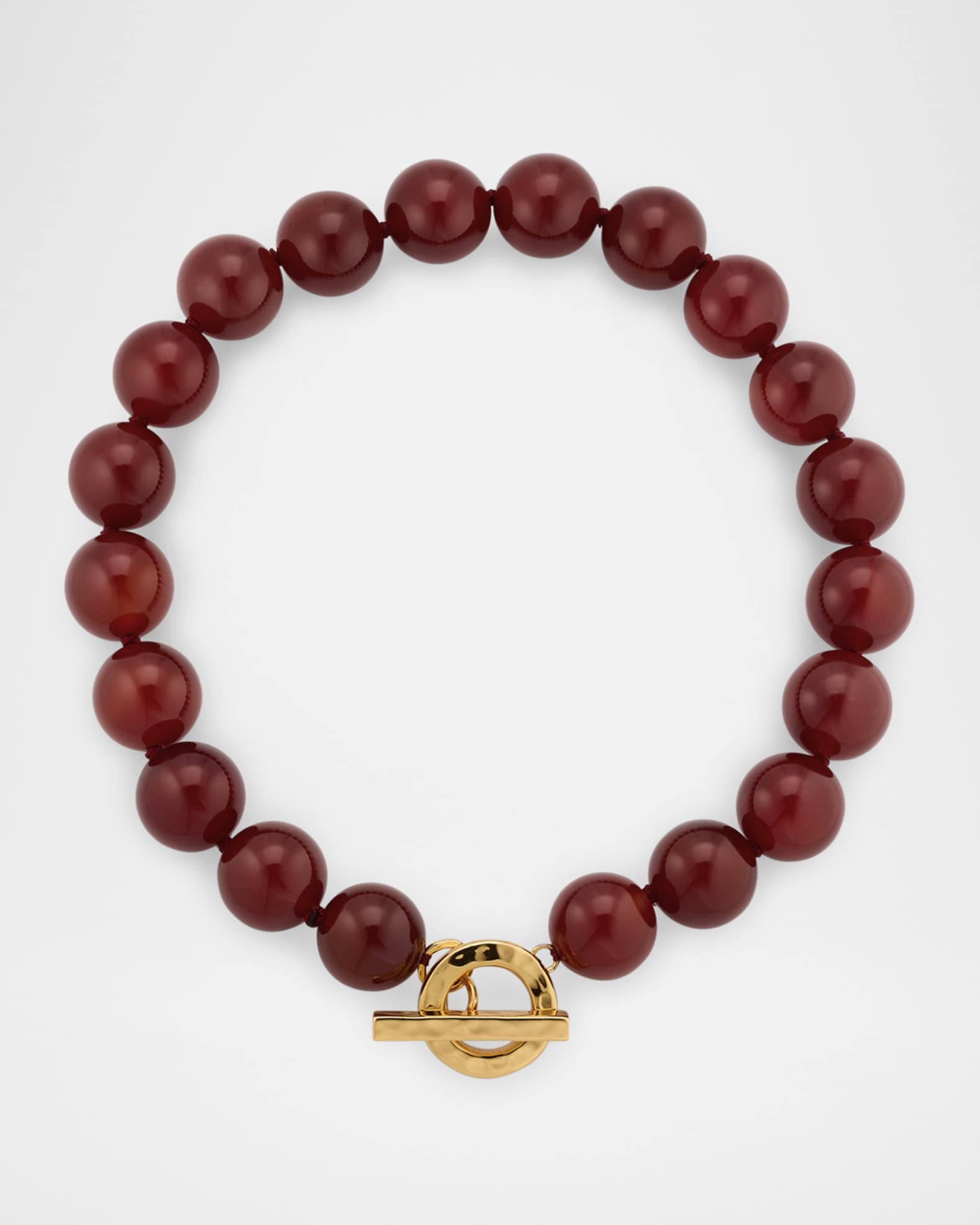 NEST Jewelry  Carnelian Gemstone Statement Strand Necklace | Neiman Marcus