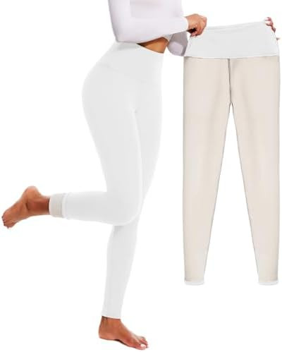 FULLSOFT Thick Fleece Lined Leggings for Women – High Waisted Winter Thermal Warm Yoga Pants Wo... | Amazon (US)