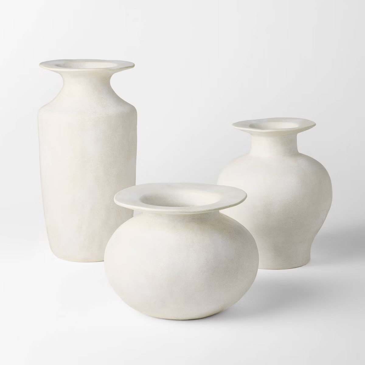 Exaggerated Rim Ceramic Tall Vase - Threshold™ designed with Studio McGee | Target