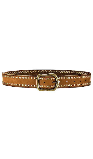 x We The Free Alpine Studded Belt in Cognac | Revolve Clothing (Global)