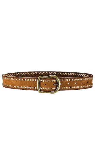 x We The Free Alpine Studded Belt in Cognac | Revolve Clothing (Global)