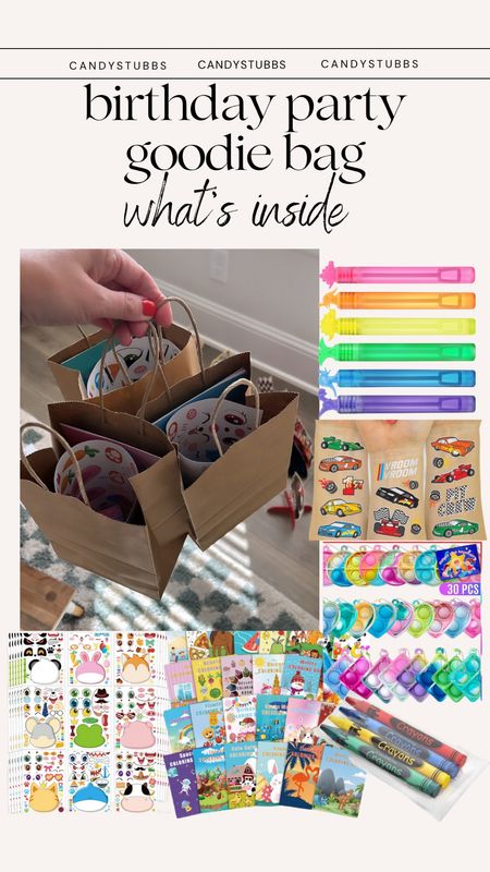 Birthday party goodie bag ideas! Everything is in bulk and from amazon  

#LTKkids #LTKHoliday #LTKfamily