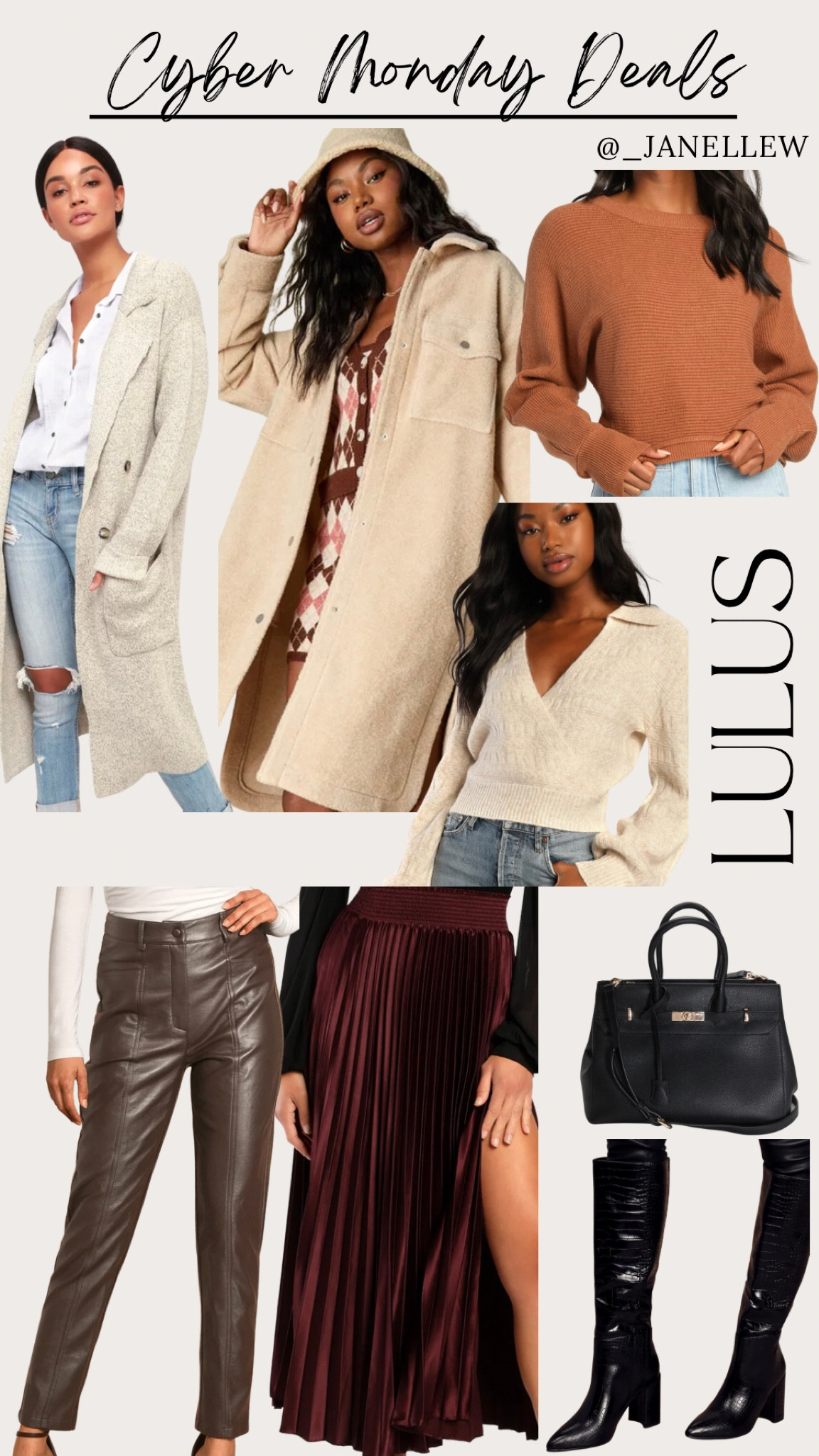 Take 25% off using code: CM25 and pay FREE ground shipping, $3 for 3-day shipping or $5 for 5-day shipping. 

#lulus #casual #dressup #coatigan #veganleather 

#LTKGiftGuide #LTKCyberweek #LTKHoliday