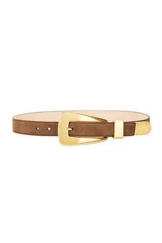 KHAITE Lucca Antique Gold Belt in Brown | FWRD 