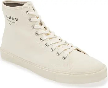 AllSaints Underground High Top Canvas Sneaker (Men) | Nordstrom | Nordstrom