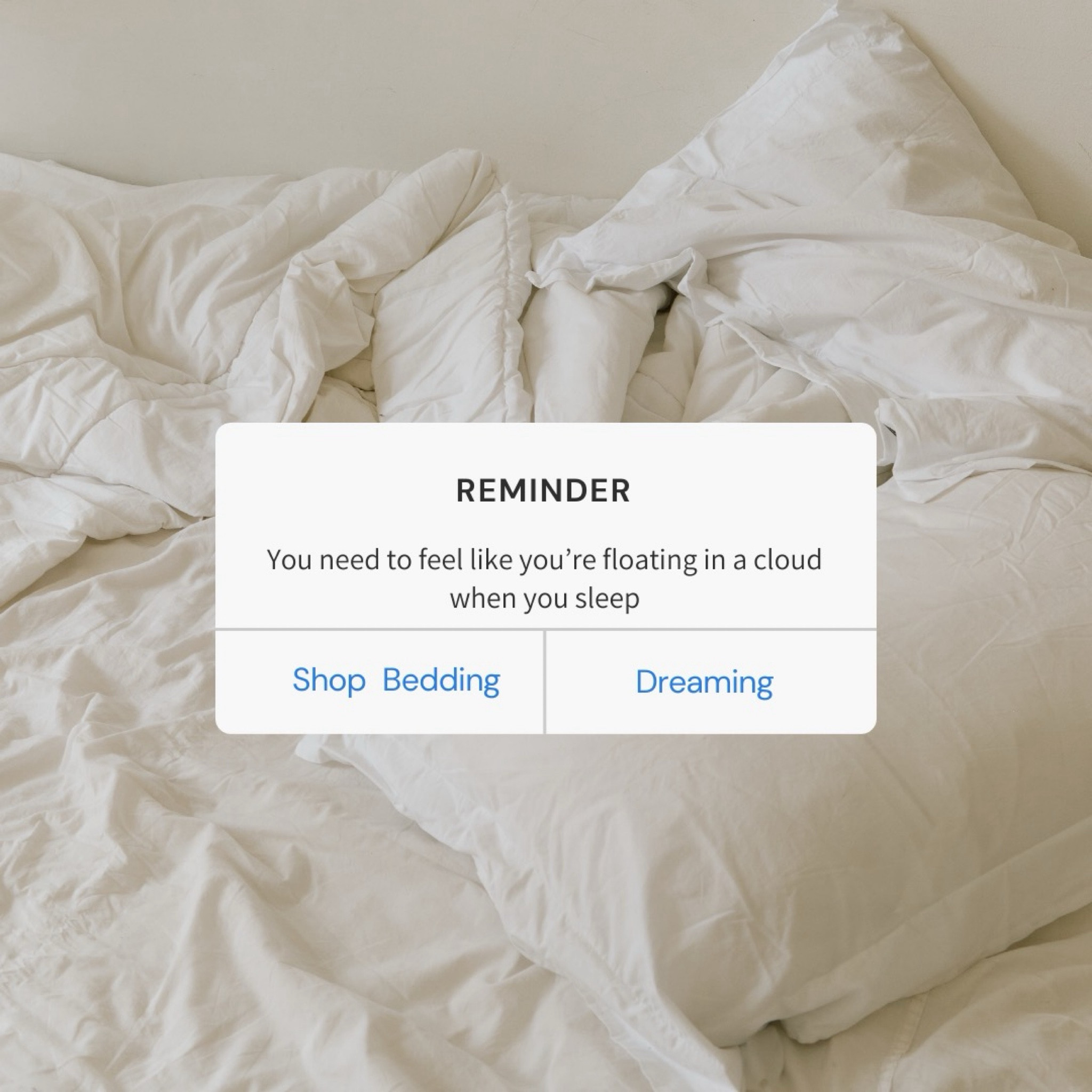 Cloud Bedding 

#LTKGiftGuide #LTKhome #LTKHoliday