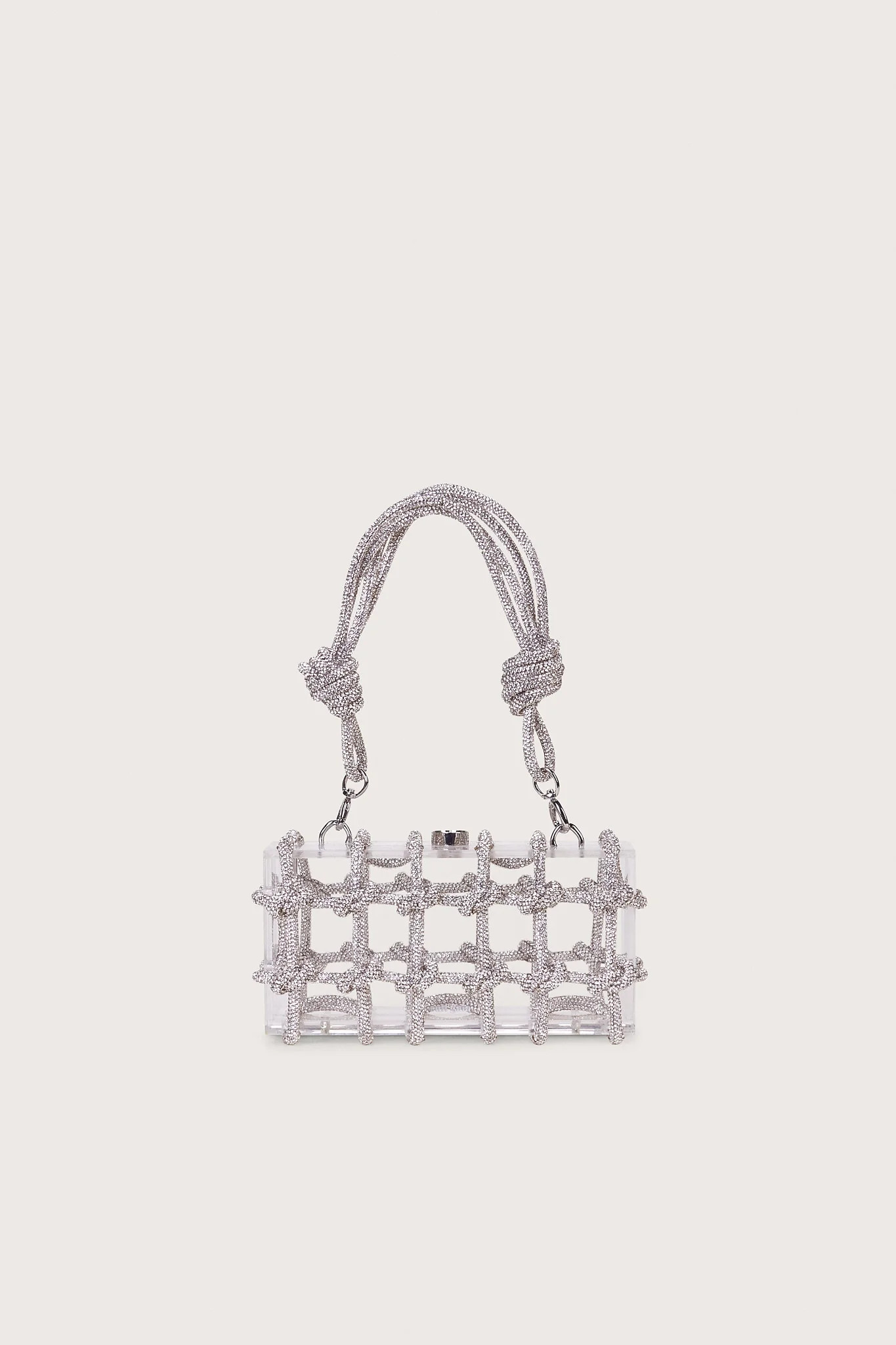 BESS RHINESTONE SHOULDER BAG - CLEAR | Cult Gaia - US