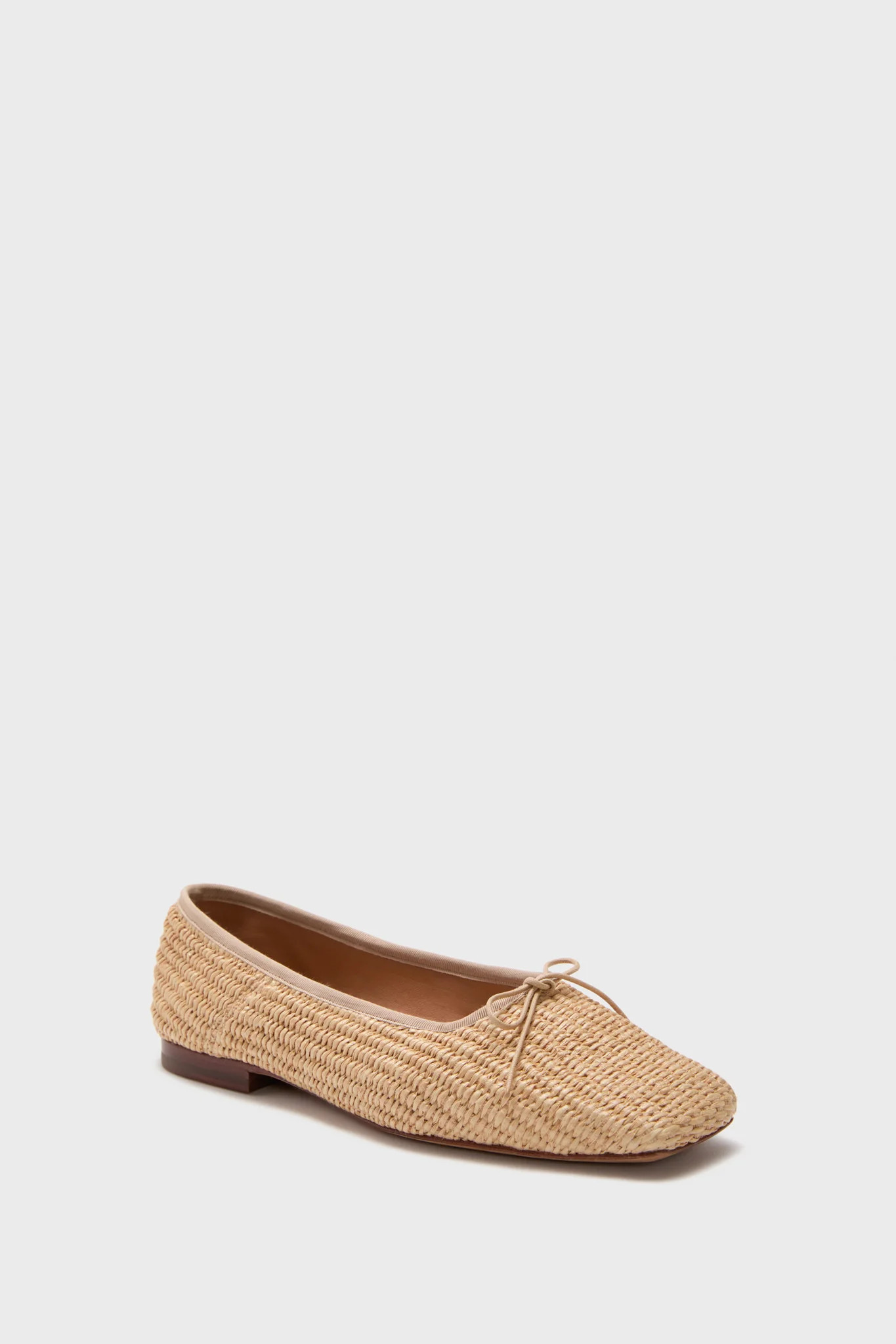 Natural Square Toe Ballerina | Tuckernuck (US)