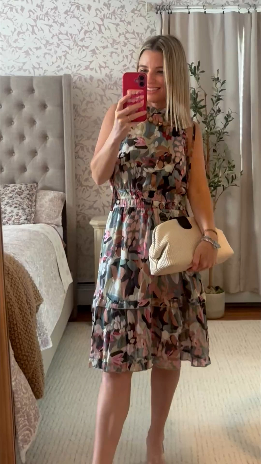 Pretty floral spring dress. Cute casual wedding option/ can be dressed up too with an accessories changeout!

#LTKootd #LTKWedding #LTKPetite
