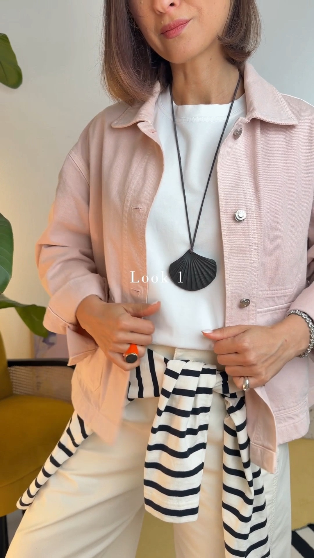 And my fav look is this one! Linking all of my beloved pieces down below! 🔺 jacket is an XS size 🔺 Pants are in an XS size as well 🔺 Tee is an M 🔺 

#LTKOver40