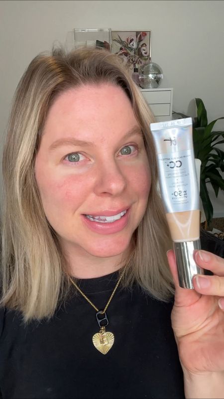 Here’s how I like to apply the itcosmetics cc cream! 

This is definitely full coverage so a little bit goes such a long way. I probably could’ve use less in the video as well. Pressing is going to be key when you’re applying this product. When you rub or swipe, it really turns into a muddy mess. 

Let me know if you have any questions and follow for more easy and everyday makeup. 

Using shade fair (I also use shade light as well). Brush is the 101 by @thebkbeauty! 10% off using code JULIA10.

#itcosmeticscccream #itcosmetics #cccream #fullcoveragefoundation #rosacea 

#LTKunder50 #LTKFind #LTKbeauty