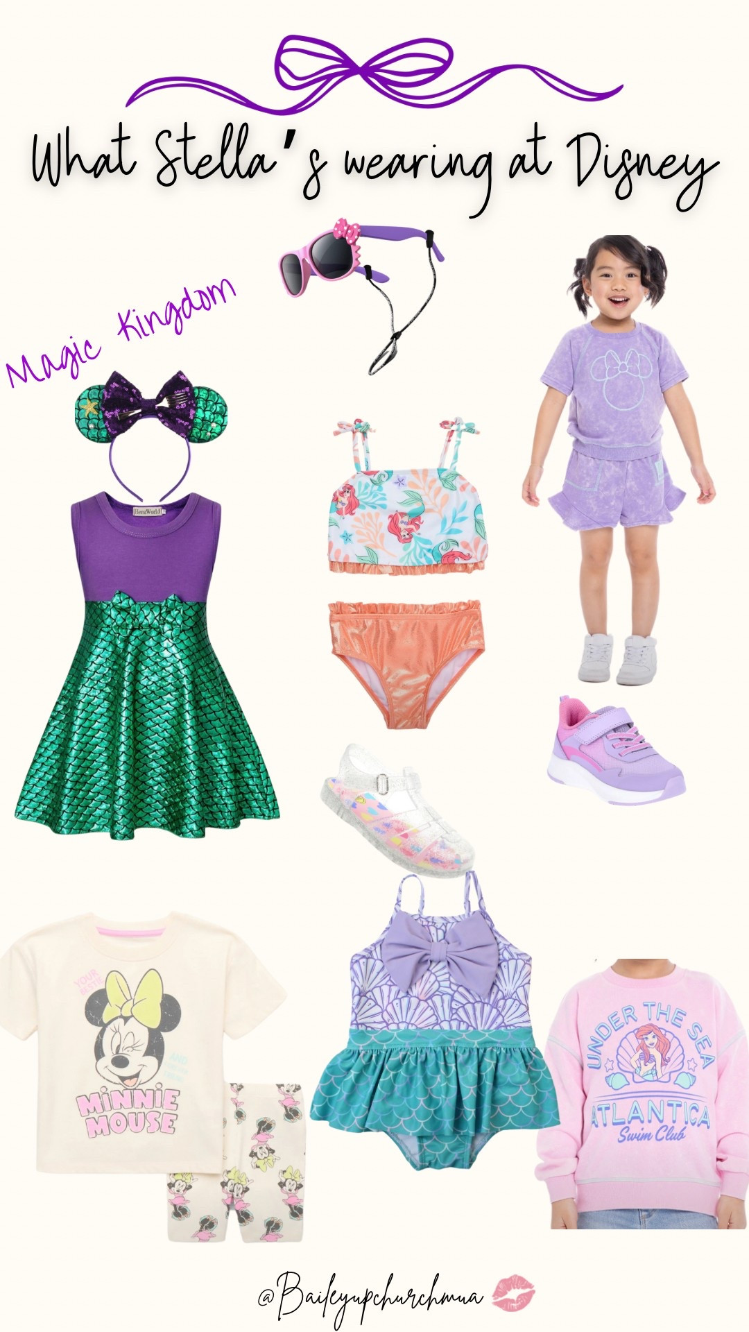 Stella’s Disney style 🧜‍♀️ 
Toddler or little girl outfit ideas for Disney on a budget!

#LTKFamily #LTKSeasonal #LTKTravel
