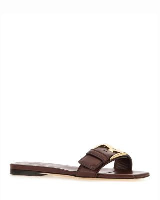 Tod's Women's Leather Slide Sandals | Bloomingdale's (US)