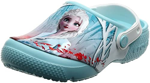 Crocs Unisex Kid's Fun Lab Disney Frozen 2 Clog (Toddler/Little Kid) Ice Blue 4 Toddler M | Amazon (US)