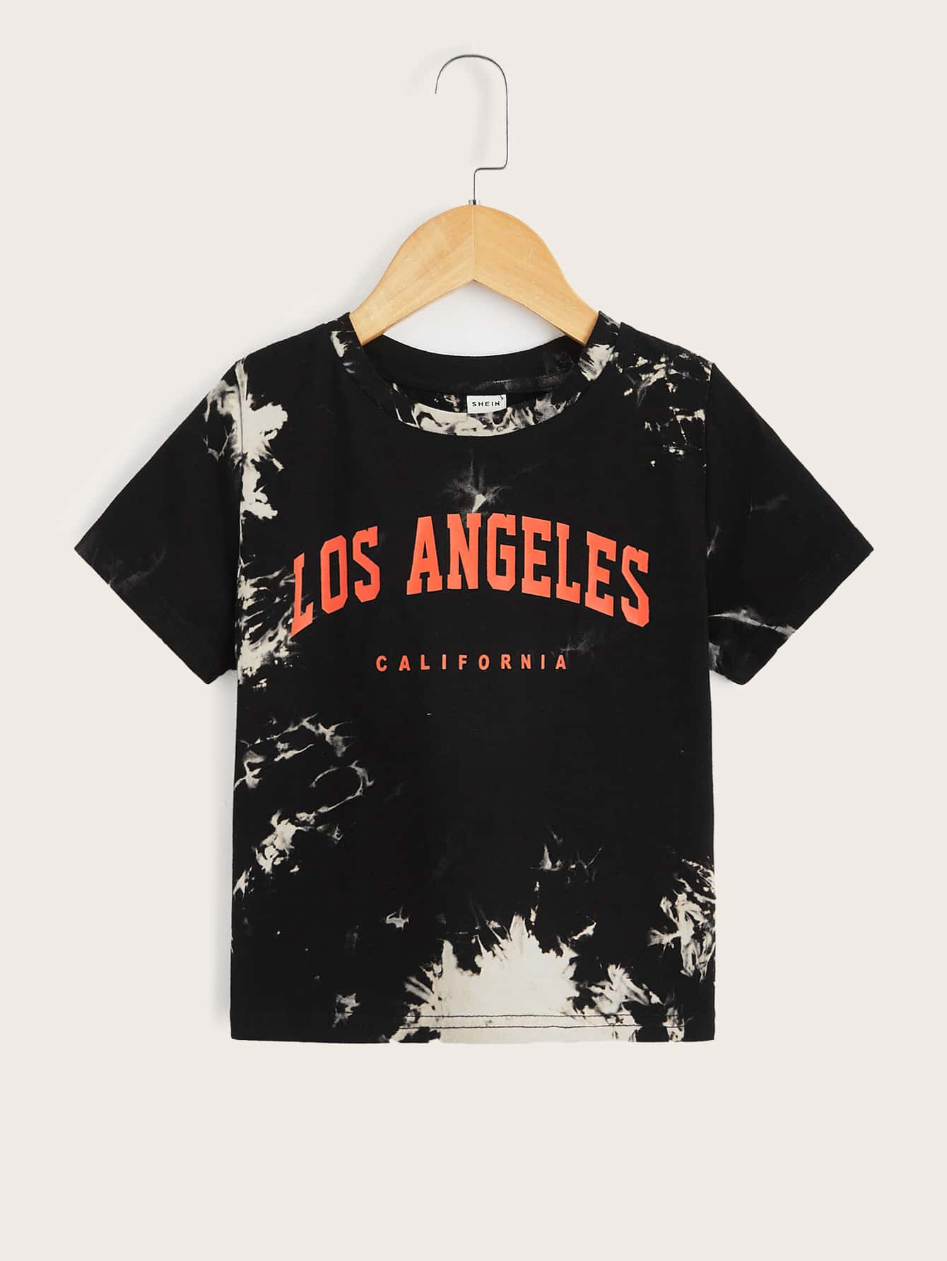 SHEIN Toddler Boys Tie Dye & Letter Graphic Tee | SHEIN