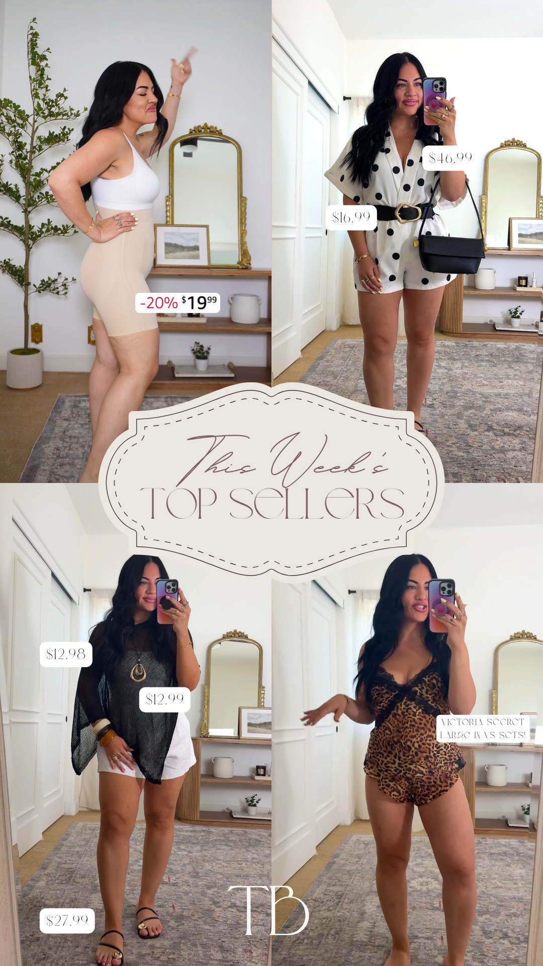Top sellers of the week!

Weekly top sellers, Victoria secret, @victoriassecret , Amazon, Amazon finds, Amazon outfits, shapewear, tori block

#LTKootd #LTKSaleAlert #LTKgrwm