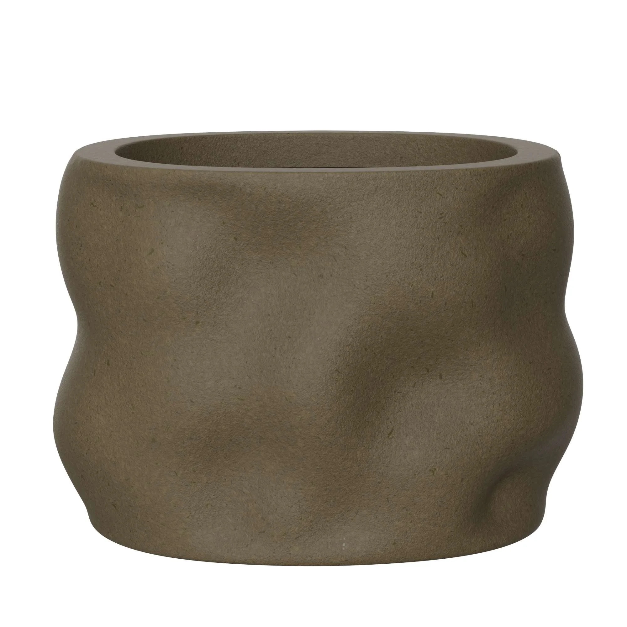 Better Homes & Gardens 6 Inch Resin Planter for Succulents and Herbs, Brown Mallory Elegance | Walmart (US)