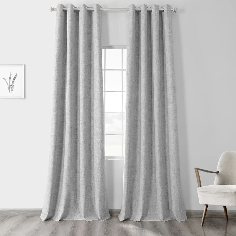 Bodwar Max Solid Blackout Thermal Grommet Single Curtain Panel | Wayfair North America
