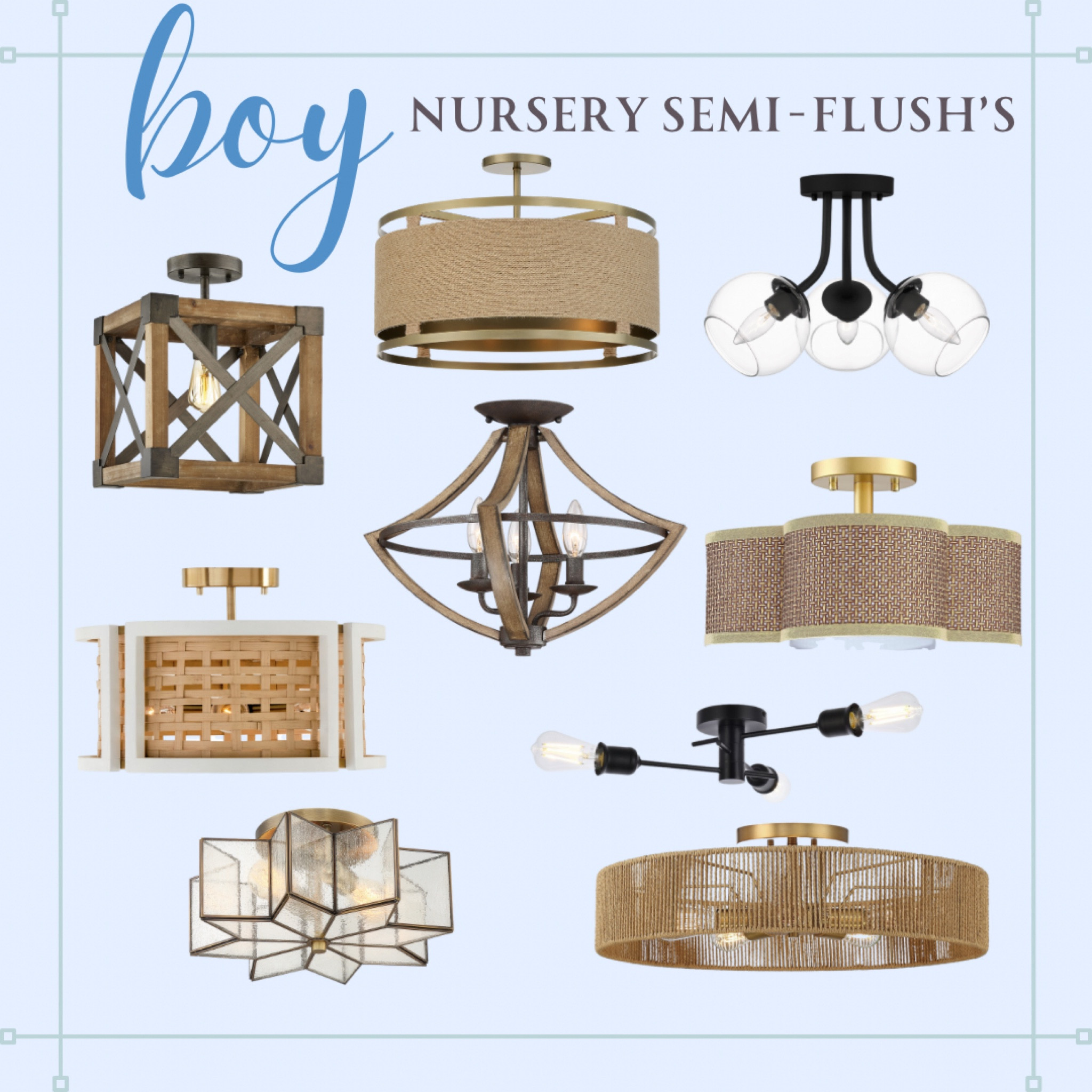 Baby Boy nursery ceiling lights🩵

Nursery, baby boy, nursery lights, boy, baby, baby room

#LTKkids #LTKbaby #LTKhome