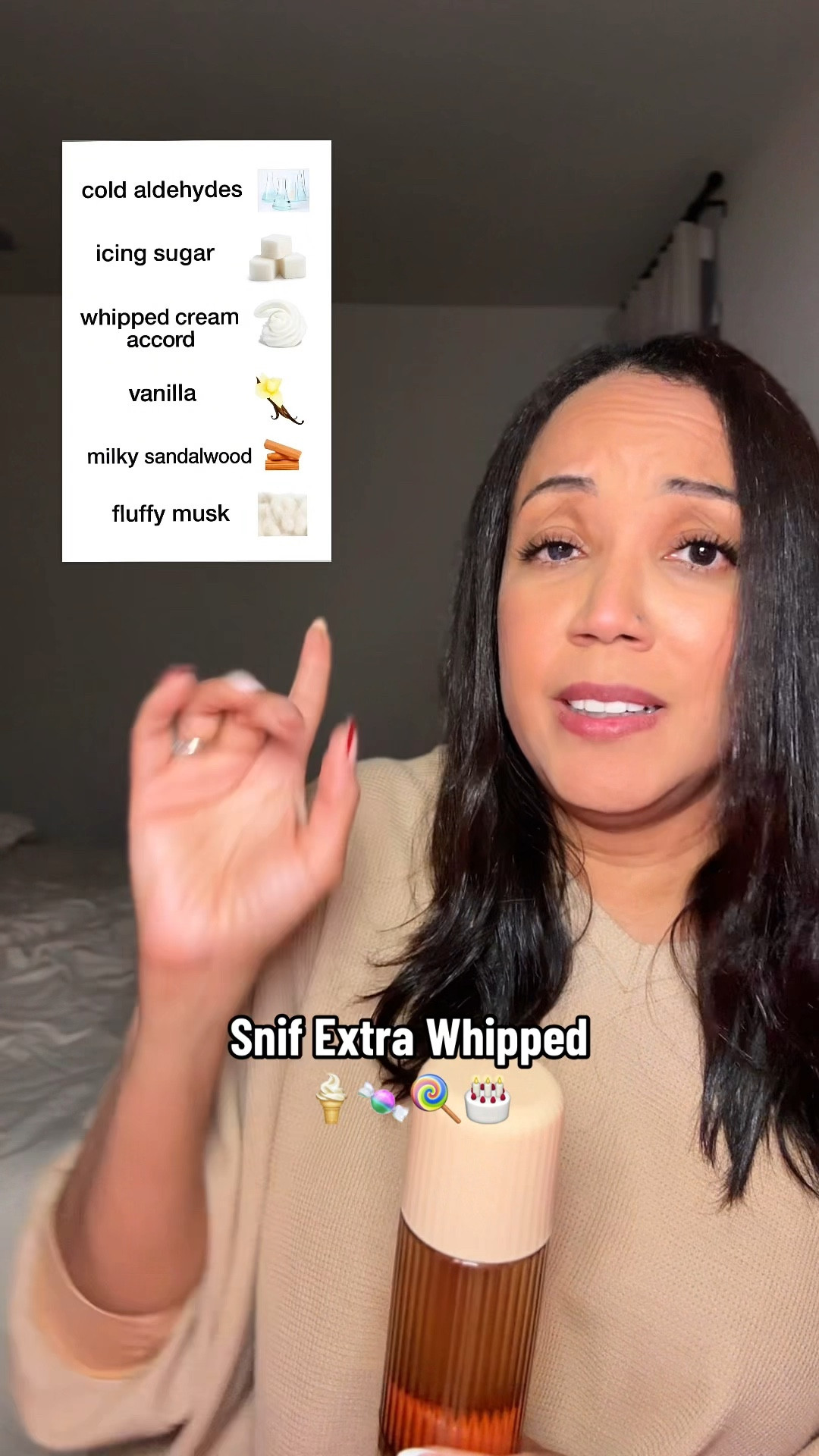 Smells like vanilla ice cream and extra whipped cream in a bottle
Sweet, cozy, and totally addictive. @Snif #snif #snifextrawhip #vanillafragrance #vanillaperfume

#LTKFindsUnder50 #LTKGiftGuide #LTKBeauty