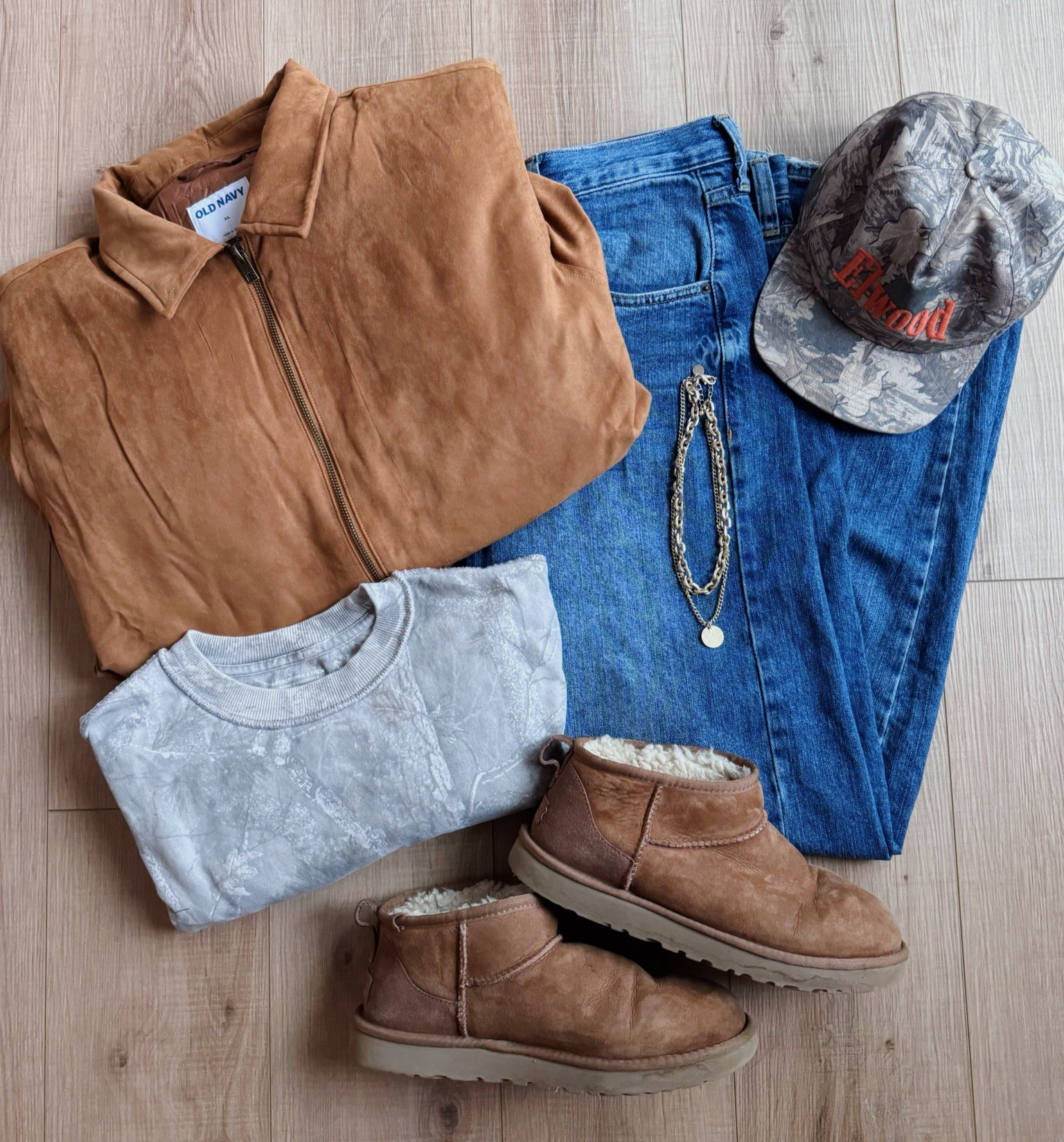 this fit is giving cool girl fall & im here for it 🍂⭐️🍾 the camo tee is my most PRIZED possession i would recommend it to anyone! 

#LTKHoliday #LTKGiftGuide #LTKSeasonal