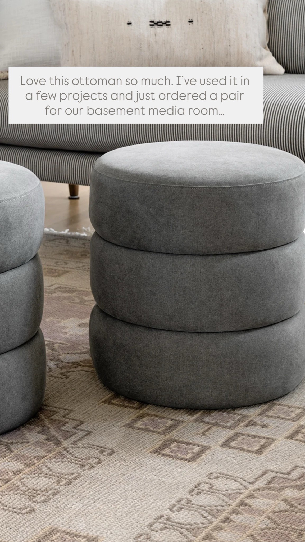 Love this ottoman so much. I’ve used it in a few projects and just ordered a pair for our basement media room… currently 30% off!!

#LTKSaleAlert #LTKHome #LTKKids
